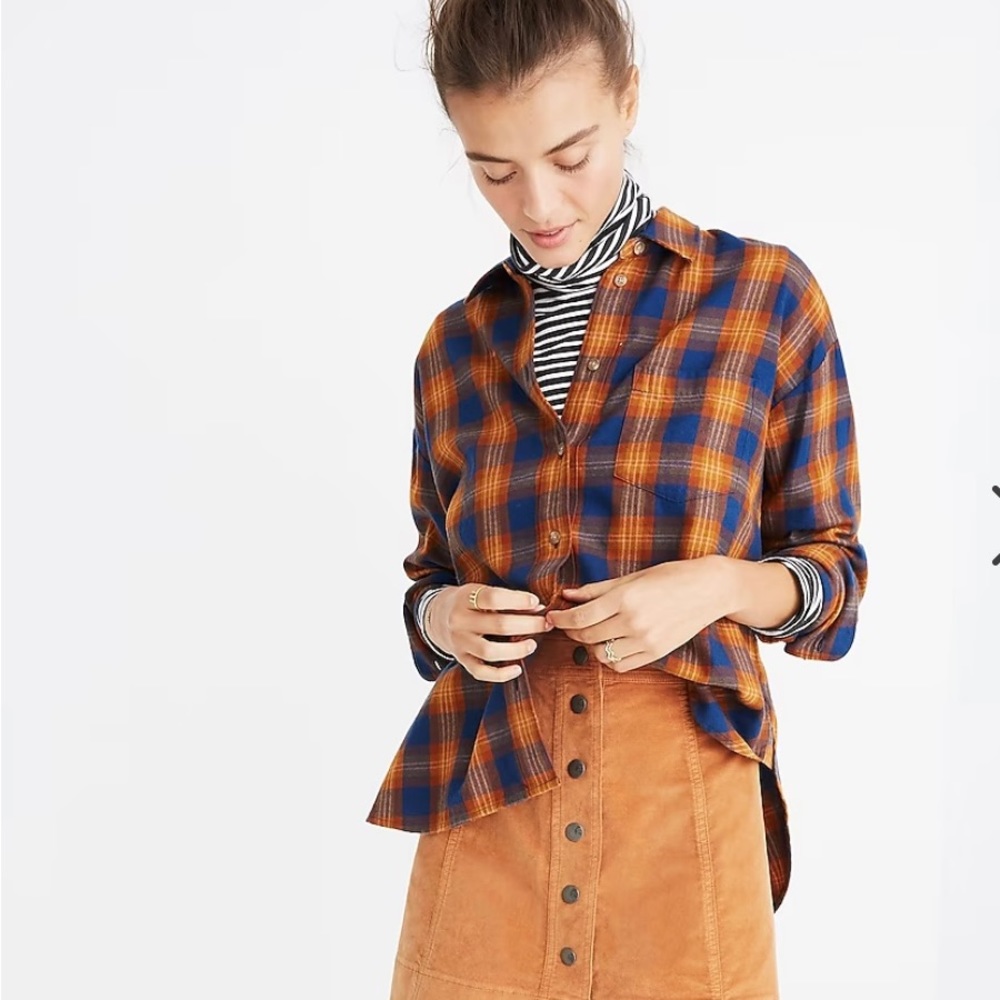 Madewell Westward Shirt in Ardan Plaid